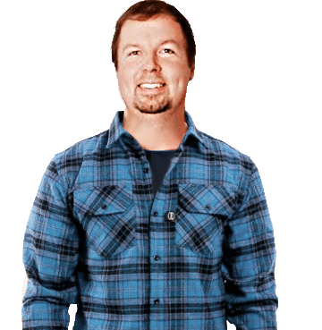 Matt Haney, owner of Mobile Imaging, LLC, in a blue plaid shirt